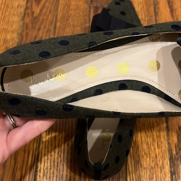 BODEN Geraldine Flats Polka Dots Bow Womens Size 11 - Picture 7 of 8